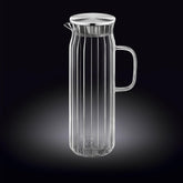 Wilmax Glaskaraffe mit Edelstahl-Deckel, 1500 ml, WL-888220/A